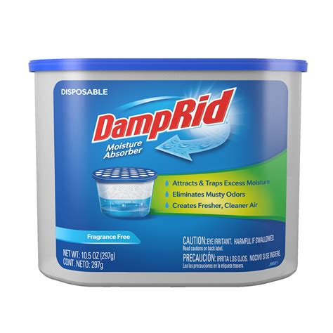 Damprid Fg100h Disposable Moisture Absorber 105oz Fragrance Free