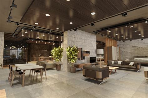 Furniture Store Interior Design On Behance