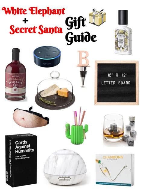 Gift ideas for her secret santa. White Elephant/Secret Santa Gift Guide | KingdomofSequins