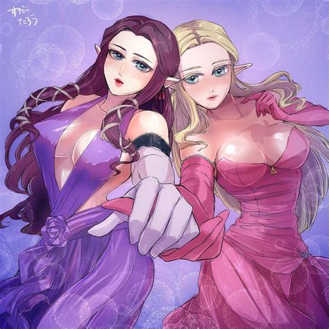 Princess Hilda And Zelda By Sudakoyarou Albw