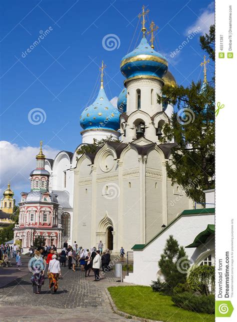 SERGIEV POSAD RUSSIA SEPTEMBER 7 Holy Trinity St Sergius La