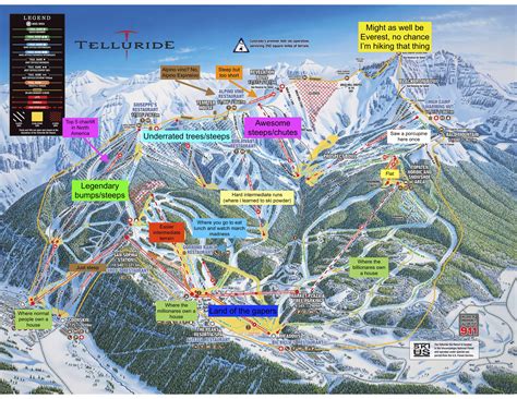 I Wasnt A Huge Fan Of The Telluride Honest Trail Map So I Made My Own