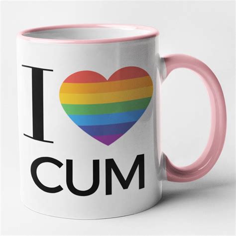 Novelty Gay Lgbt I Love Mugs I Love Cum Etsy Uk