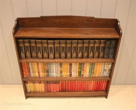 Edwardian Oak Open Bookcase Antiques Atlas