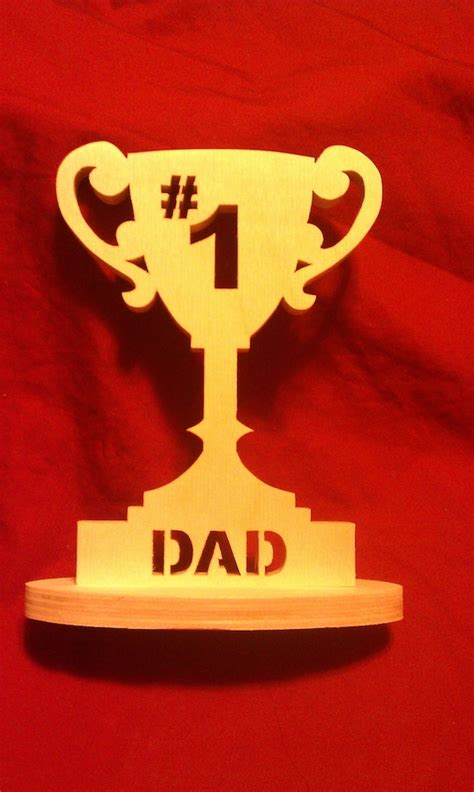 Items Similar To Number 1 Dad Trophy On Etsy