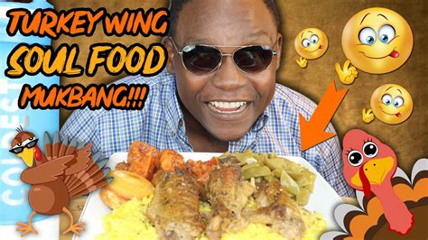 It's easy to make and cooked to perfectio. TURKEY WING SOUL FOOD MUKBANG | EATING SHOW | CANDIED YAMS ...