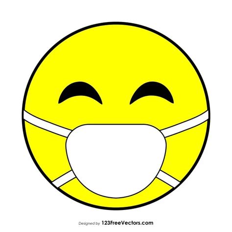 Flat Face With Medical Mask Emoji Emoji Emoji Wallpaper