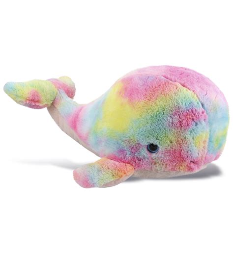 Rainbow Whale Xl 15 Super Soft Plush Cota Global