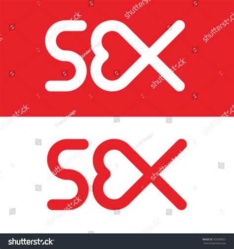 Adult Sex Logo Icon Template Set Stock Vector Royalty Free 503398921