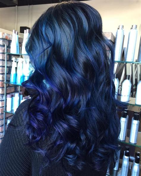 20 Dark Blue Hairstyles That Will Brighten Up Your Look Blue Hair