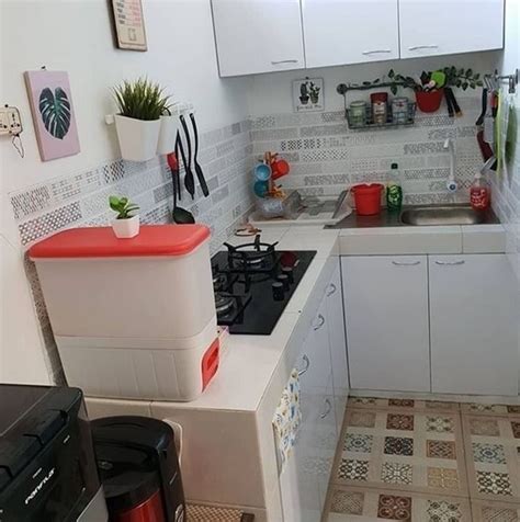 1.desain cantik dengan finising hpl. Inspirasi Desain Dapur Sederhana Dan - DIYROMANCE