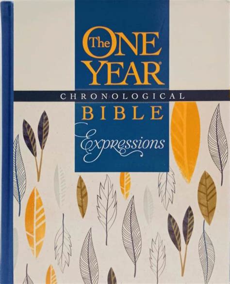 Pcbs Nlt The One Year Chronological Bible Expressions Journal Bible