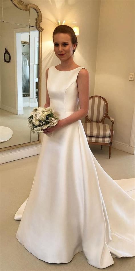 Simple Wedding Dresses For Elegant Brides Sophisticated Wedding