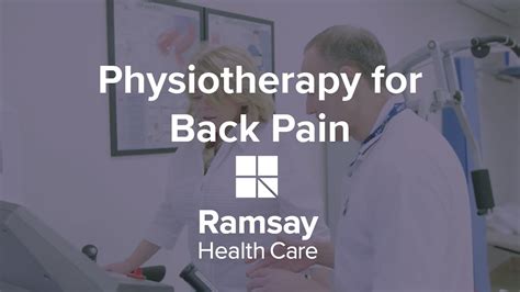 Physiotherapy For Back Pain Youtube