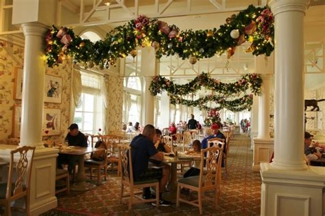 Walt Disney World Grand Floridian Cafe Christmas Decorations