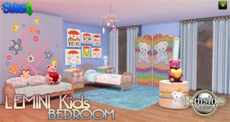 Lemini Kids Bedroom At Jomsims Creations Sims 4 Updates