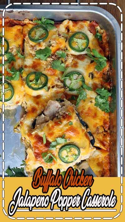 It's a flavor explosion that is oozing with rich and delicious cheese, and packed full of spiciness in every bite. Buffalo Chicken Jalapeno Popper Casserole - Healthy Living ...