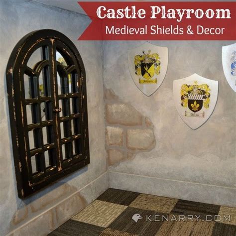 Castle Playroom Shields And Decor Setting A Medieval