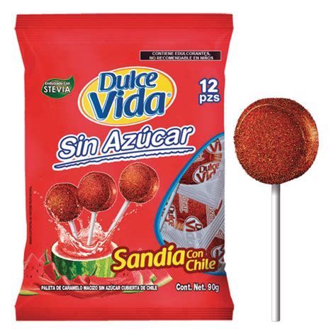 Chompys Paleta De Caramelo Macizo Sandía Con Chile Mi Tienda Del Ahorro