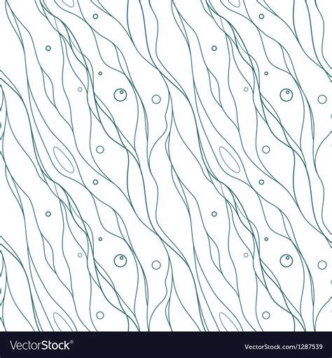 Abstract Seamless Fluid Lines Water Background Vector Image