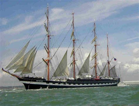 Sailing Ships Of The 1700s Russian Sail Training Ship Kruzenshtern