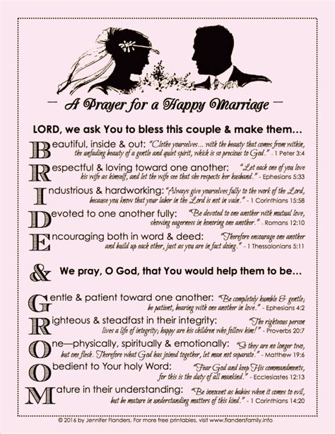 Prayer For A Happy Marriage Free Printable Loving Life