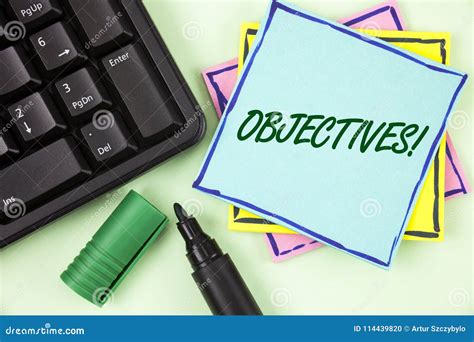 Handwriting Text Writing Objectives Motivational Call Concept Meaning