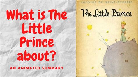 The Little Prince By Antoine De Saint Exupéry Youtube