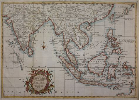 A General Map Of The East Indies And That Part Of China Where The