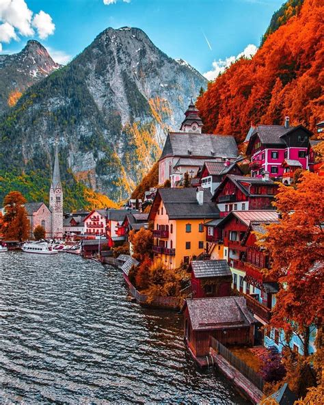 Hallstatt A Stunning Austrian Village On The Lake In Autumn Urlaub