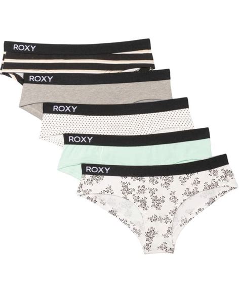 Roxy Ditsy Print Cotton Panties In White Lyst