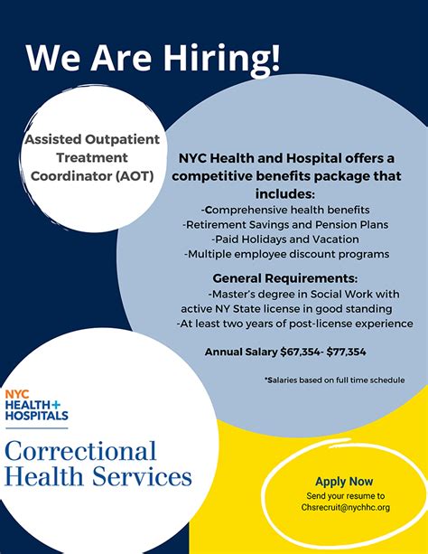 Correctional Health Services We Are Hiring Assisted Outpatient