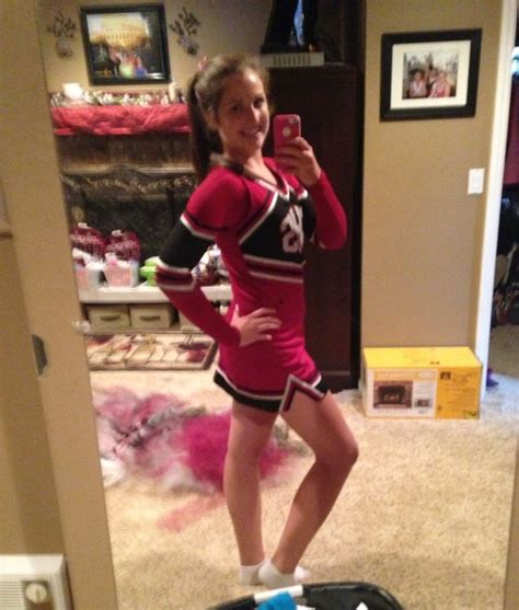 Mirror Selfie Of You With Your Cheerleader Uniform On Askfmaskfmbrookeguidice