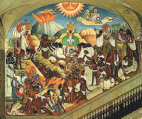 Historia De México El Antiguo Mundo Indígena Diego Rivera Mexico
