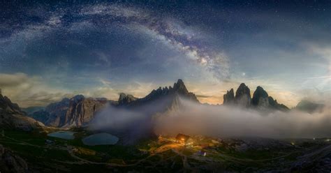 Breathtaking Picture Shows The Milky Way Above The Dolomites Flipboard