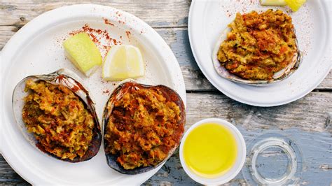 Then add all three clam products and bring to a rolling boil. Stuffed Quahogs Recipe | Bon Appétit