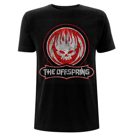 The Offspring Distressed Skull Majica Glazbena Knjižara Rockmark