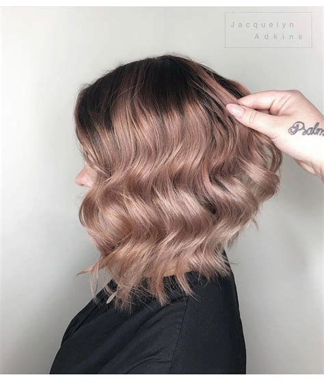 Listed below are several purple balayage hairstyles ideas which we have completely ready available. Follow me on Instagram: unevneib dark root pink ends hair long hair rose hair rose gold wavy ...