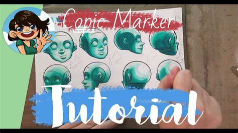 Light And Shadows Shading Faces With Copic Markers Youtube