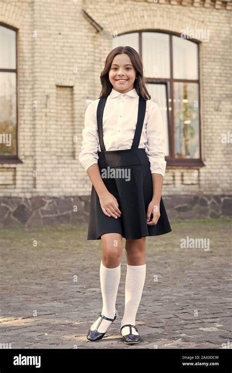Style For Every Story Schoolgirl In Classy Retro Uniform Vintage Kid