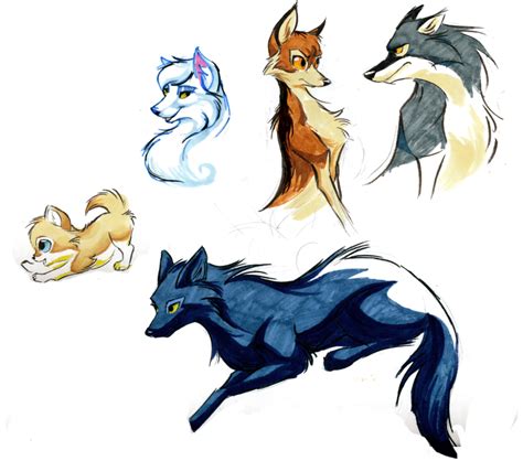 Wolf Character Designs By Bedupolker On Deviantart Wolf Character