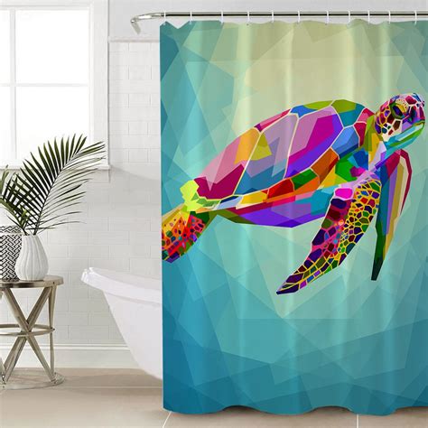 Sea Turtle Shower Curtain Maui Sea Turtle By Coastal Passion