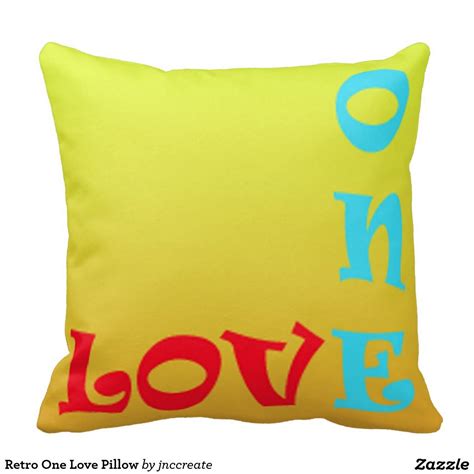 Retro One Love Pillow Funky Outfits Cool Cars Psychedelic First Love Zazzle Peace Throw