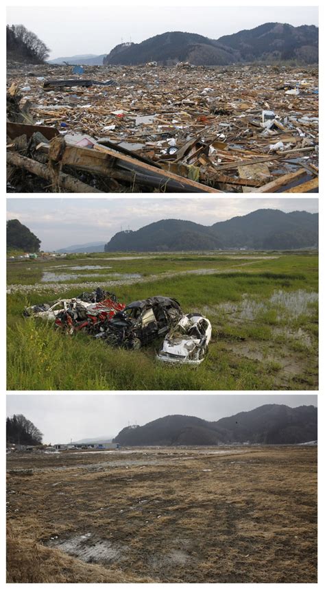 Japan Marks First Anniversary Of Tōhoku Quake And Tsunami Photos