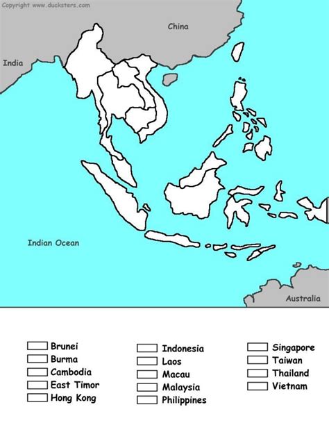 free printable maps political map of southeast asia p