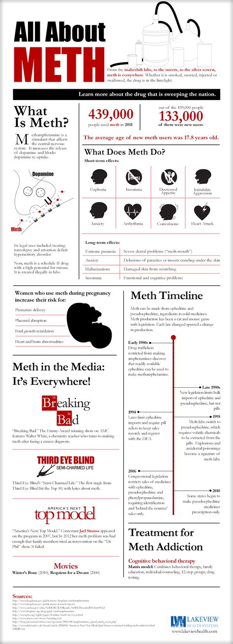 All About Meth Infographic Infographic List