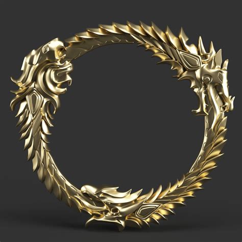 Elder Scrolls Ring 3D Printing hard | CGTrader