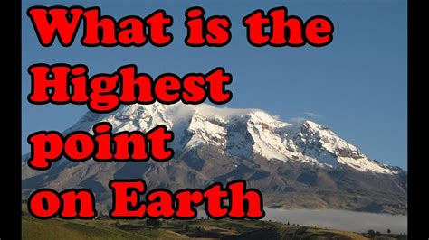 The elevation of the plateau rim at the headwaters is at or above 1,600 feet (490 m) with local hilltops at over 1,700 feet (520 m) (second highest elevation in missouri near cedar gap). What is the highest point on earth ? | Curiousminds97 ...