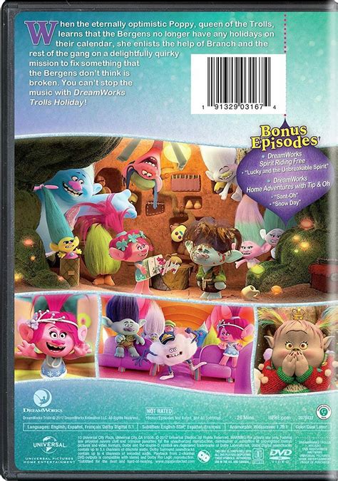 Trolls Holiday Dvd Dreamworks Slipcover And Similar Items