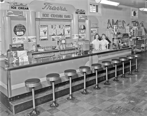 At The Ice Cream Parlour Lexington Kentucky 1944 Photograph By